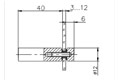 Glass-Holder, настольные металлические держатели, держатели для табличек